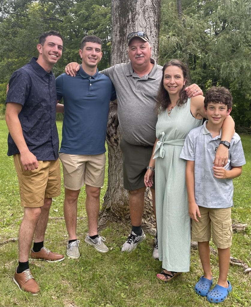 Christina and her family